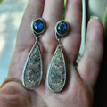 Fossil Coral Earrings