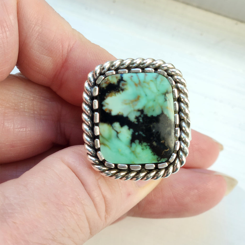 Men's Nevada Saguaro Variscite Ring