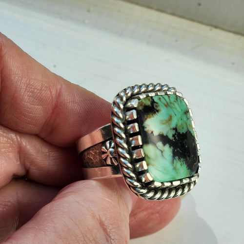 Men's Nevada Saguaro Variscite Ring