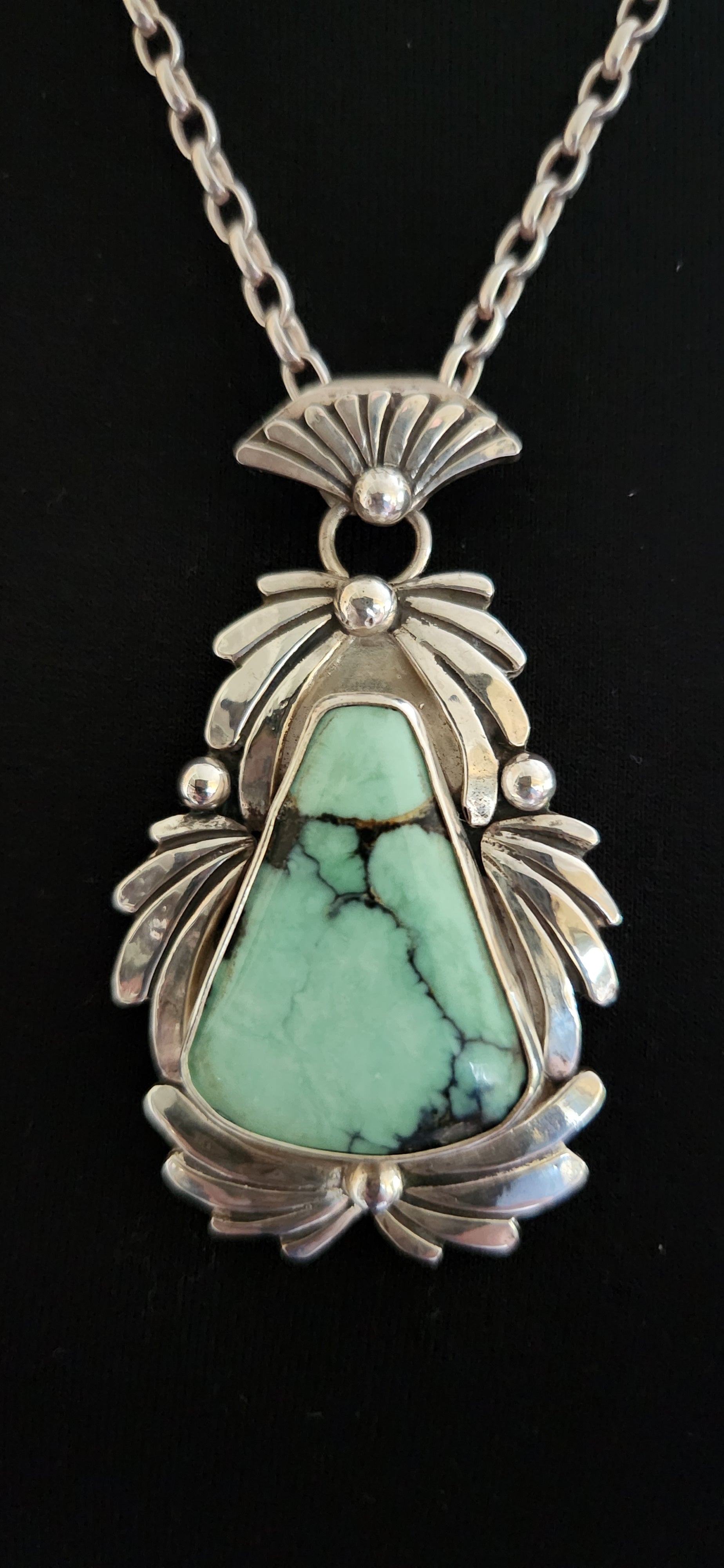 Saguaro Variscite Fan Necklace